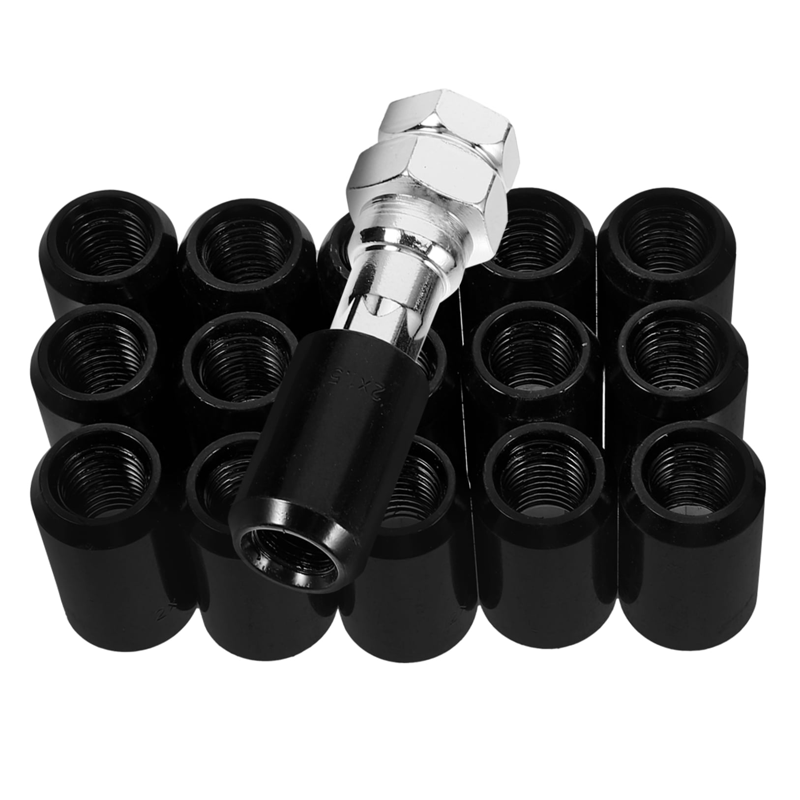 SWETRACE 16X Lug Nuts Black Aluminium Alloy Car Wheel Nut Covers Daily Use - Image 4