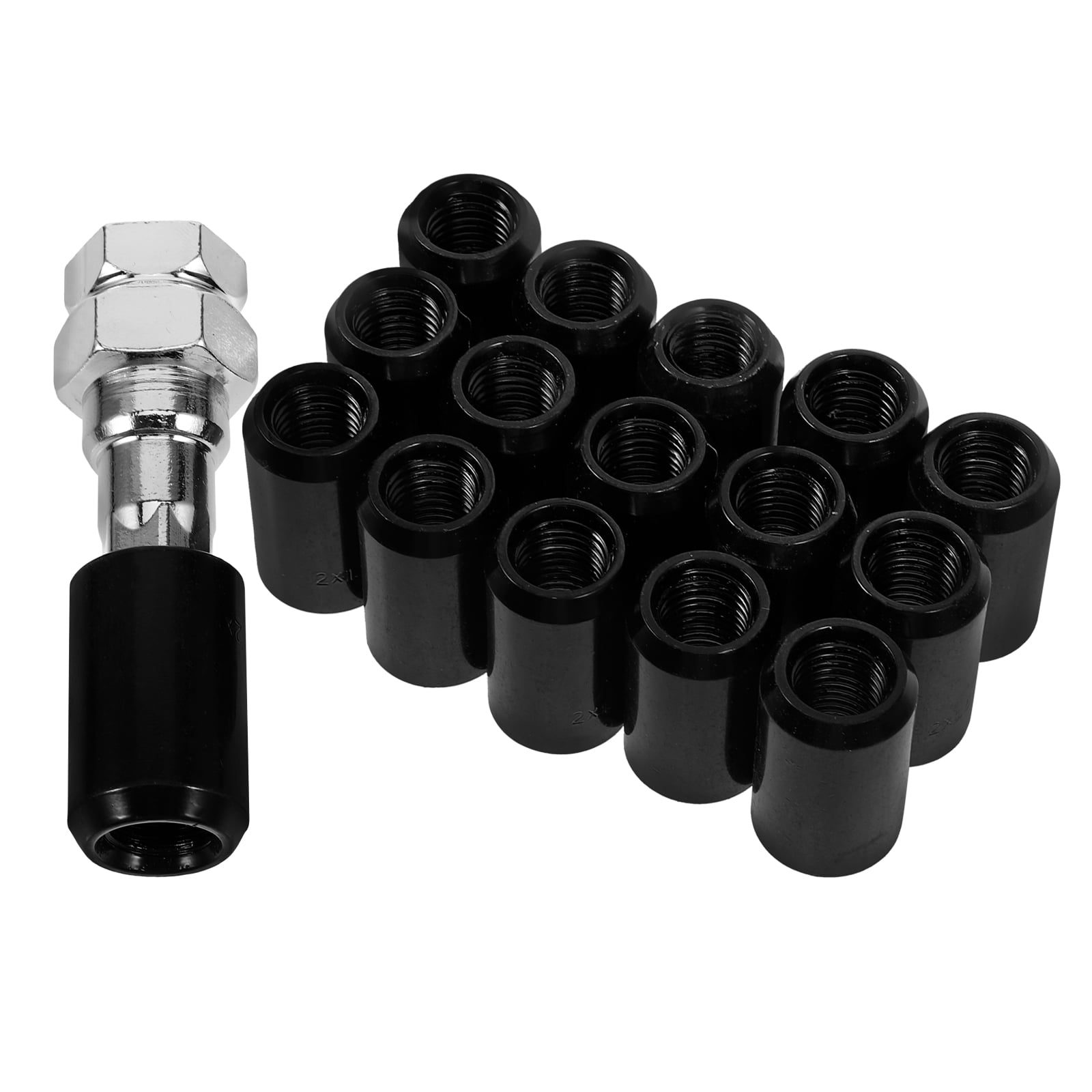 SWETRACE 16X Lug Nuts Black Aluminium Alloy Car Wheel Nut Covers Daily Use - Image 6