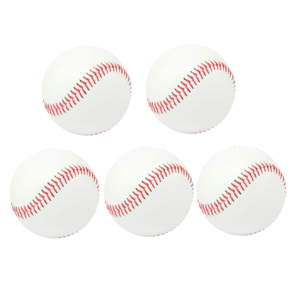 SWETRACE Exercise Baseball Training Balls Rubber 5 Pcs Indoor and Outdoor Practice - Image 4