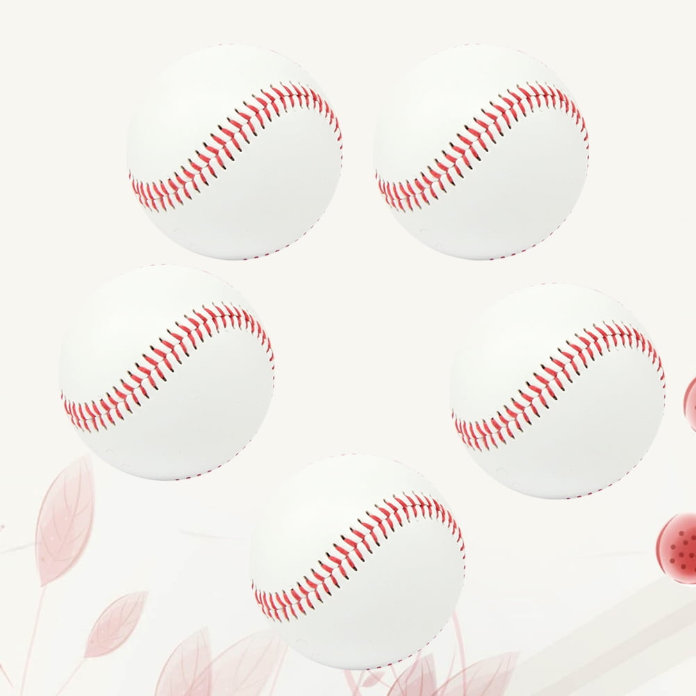 SWETRACE Exercise Baseball Training Balls Rubber 5 Pcs Indoor and Outdoor Practice - Image 6