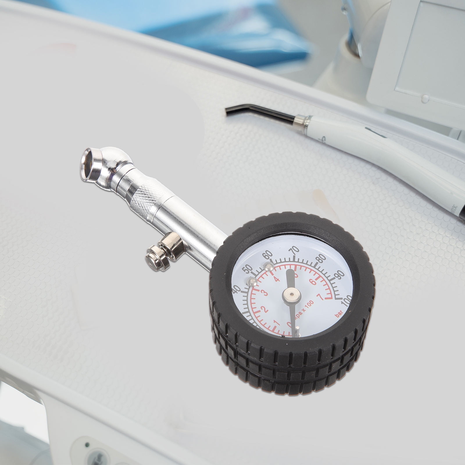 SWETRACE 1Pack Tire Pressure Gauge with Rotatable Measuring Head and Clear Reading for Car Tires - Image 7