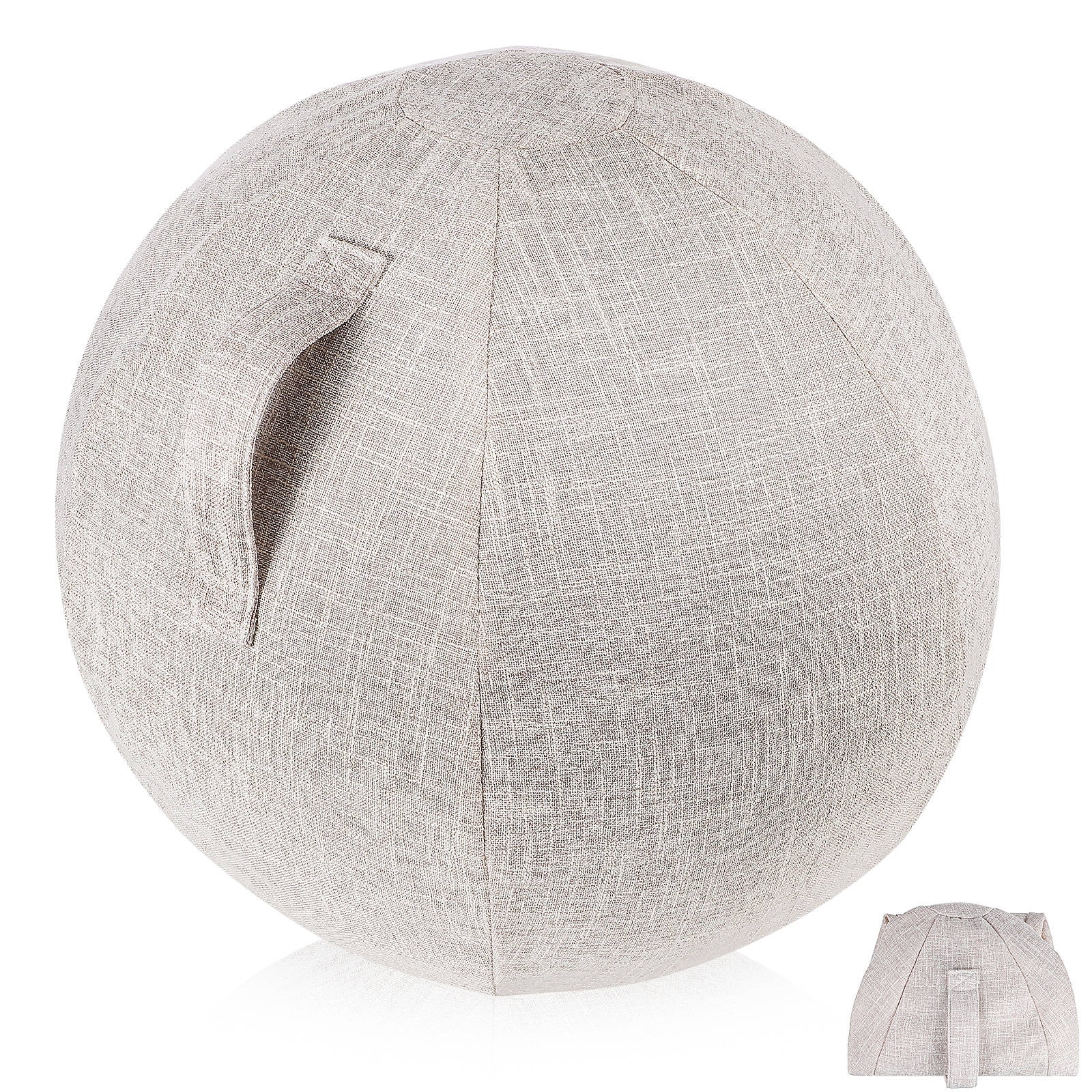 SWETRACE 1Pack Thick Yoga Ball Cover in Cotton for Gym and Yoga Practice Accessories - Image 5