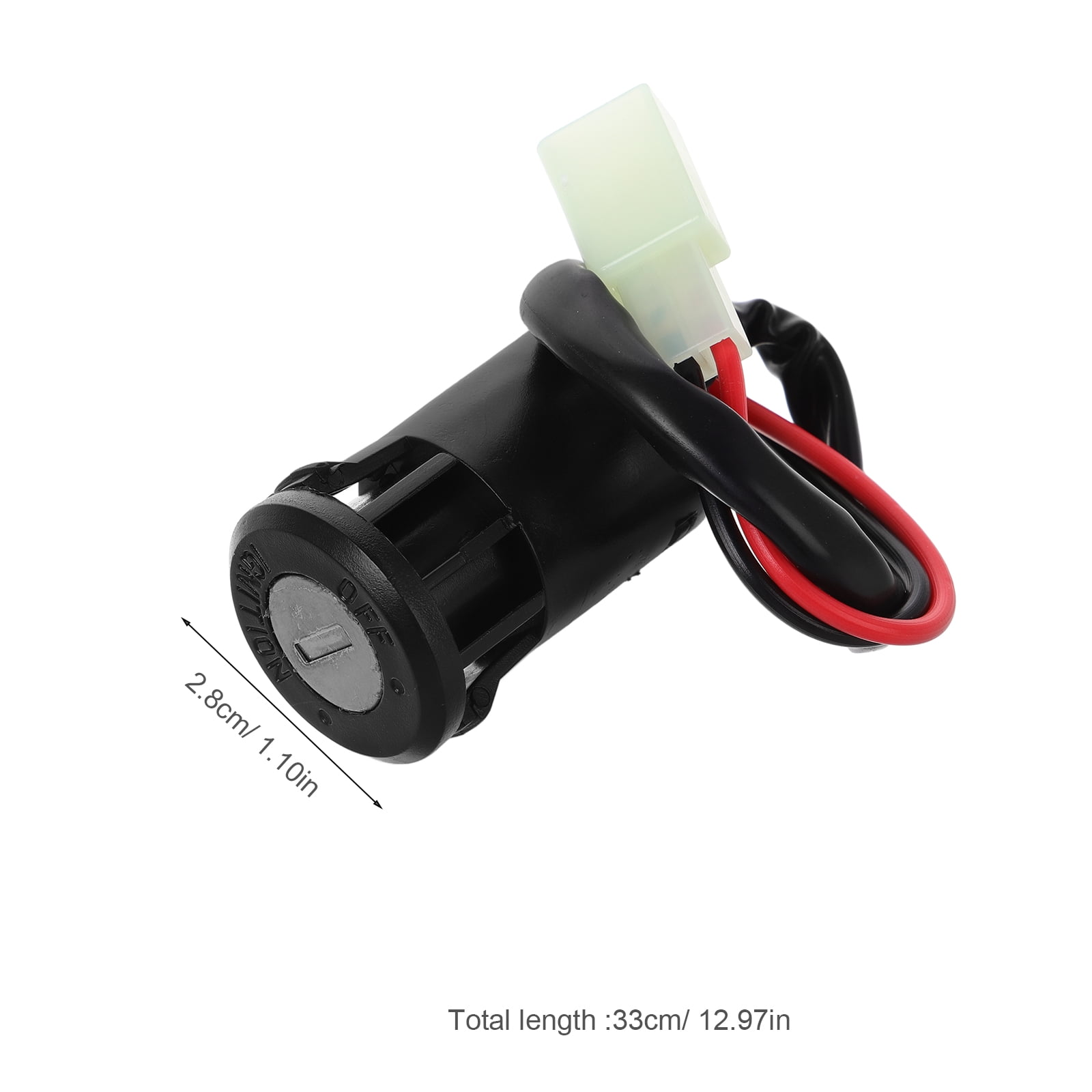 SWETRACE Anti-Theft Protection Ignition Switch Black Aluminum Alloy 1Set - Image 2