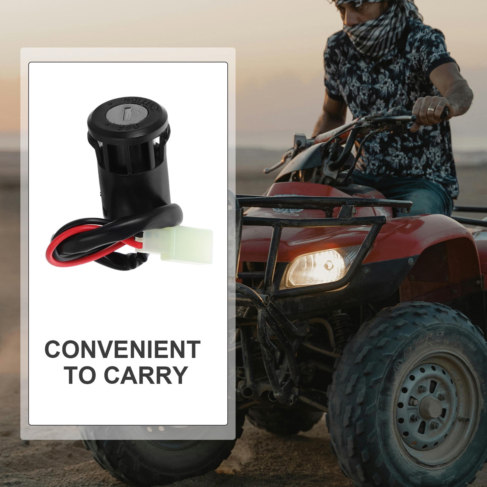 SWETRACE Anti-Theft Protection Ignition Switch Black Aluminum Alloy 1Set - Image 7