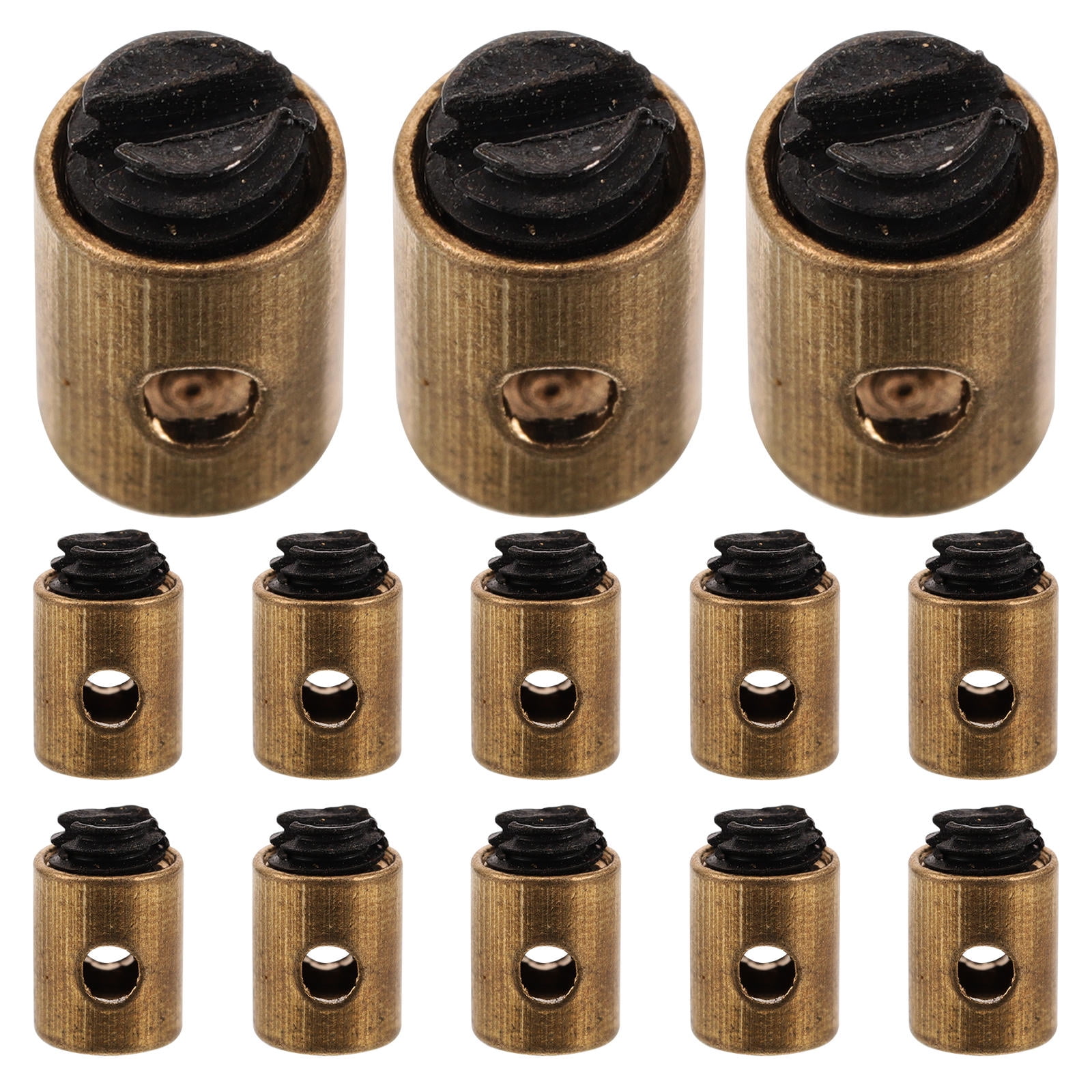 SWETRACE Cable Nipples Barrel Clamp for Throttle Control Throttle Cable Clamp Golden Metal 20pcs - Image 1
