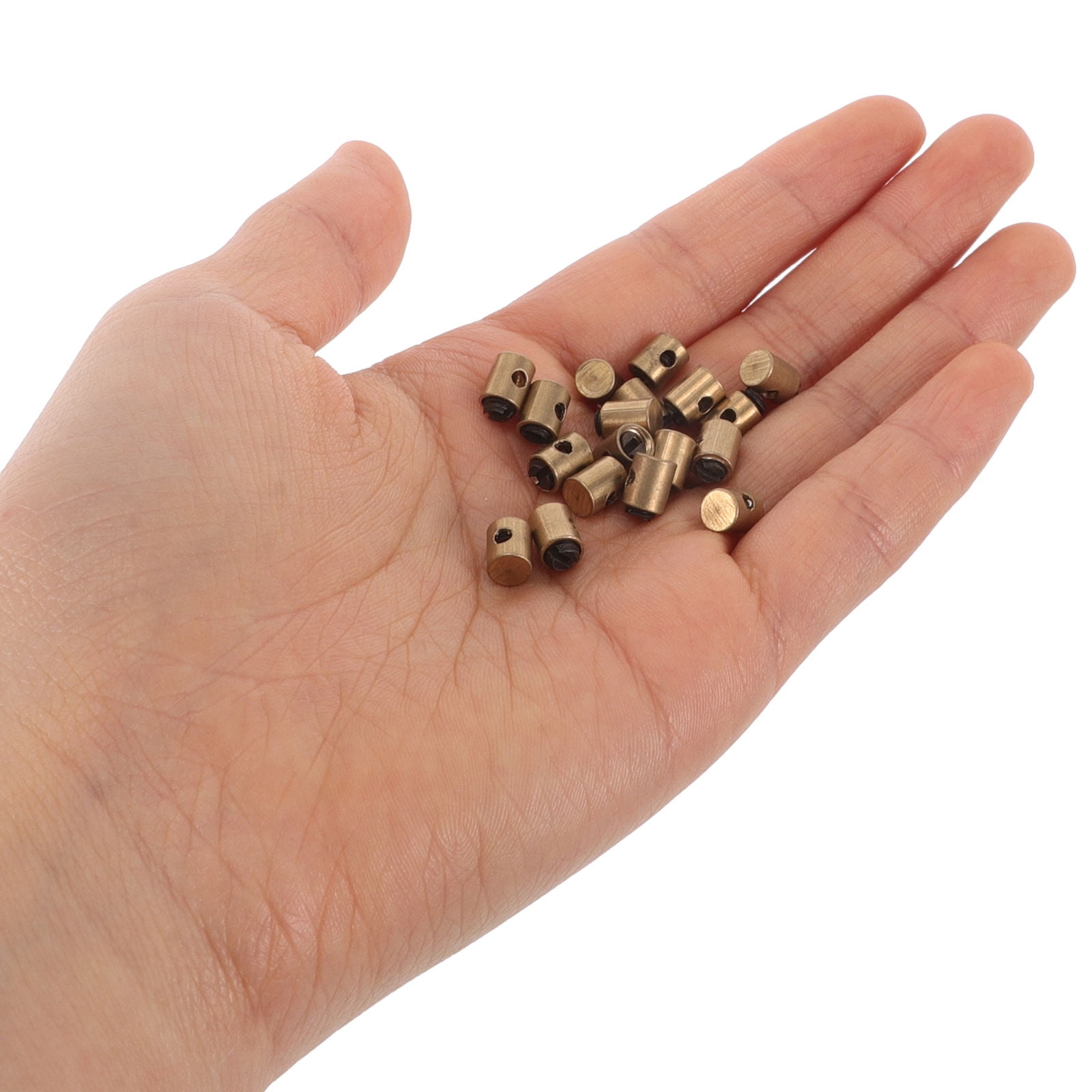SWETRACE Cable Nipples Barrel Clamp for Throttle Control Throttle Cable Clamp Golden Metal 20pcs - Image 3
