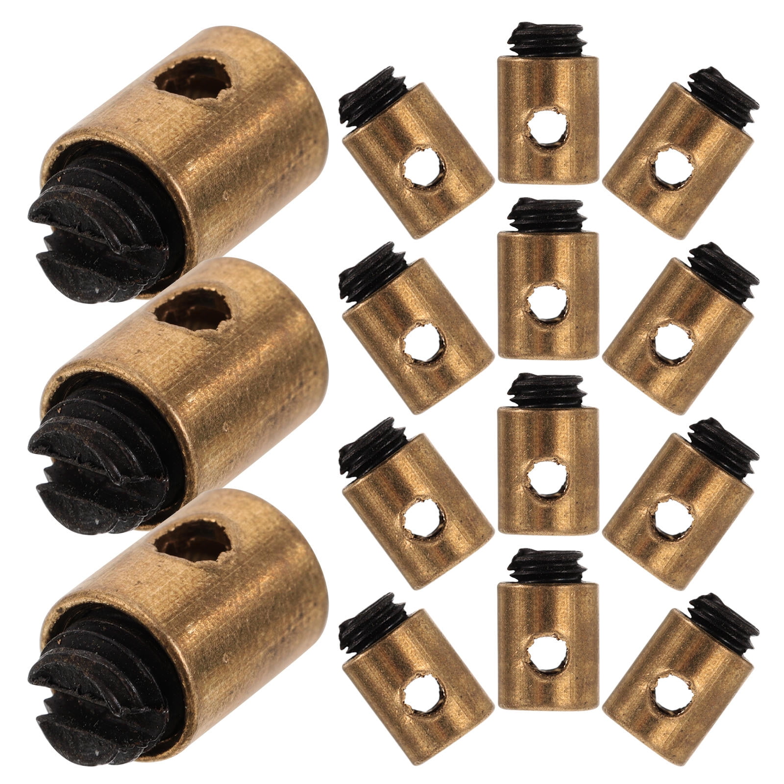 SWETRACE Cable Nipples Barrel Clamp for Throttle Control Throttle Cable Clamp Golden Metal 20pcs - Image 4