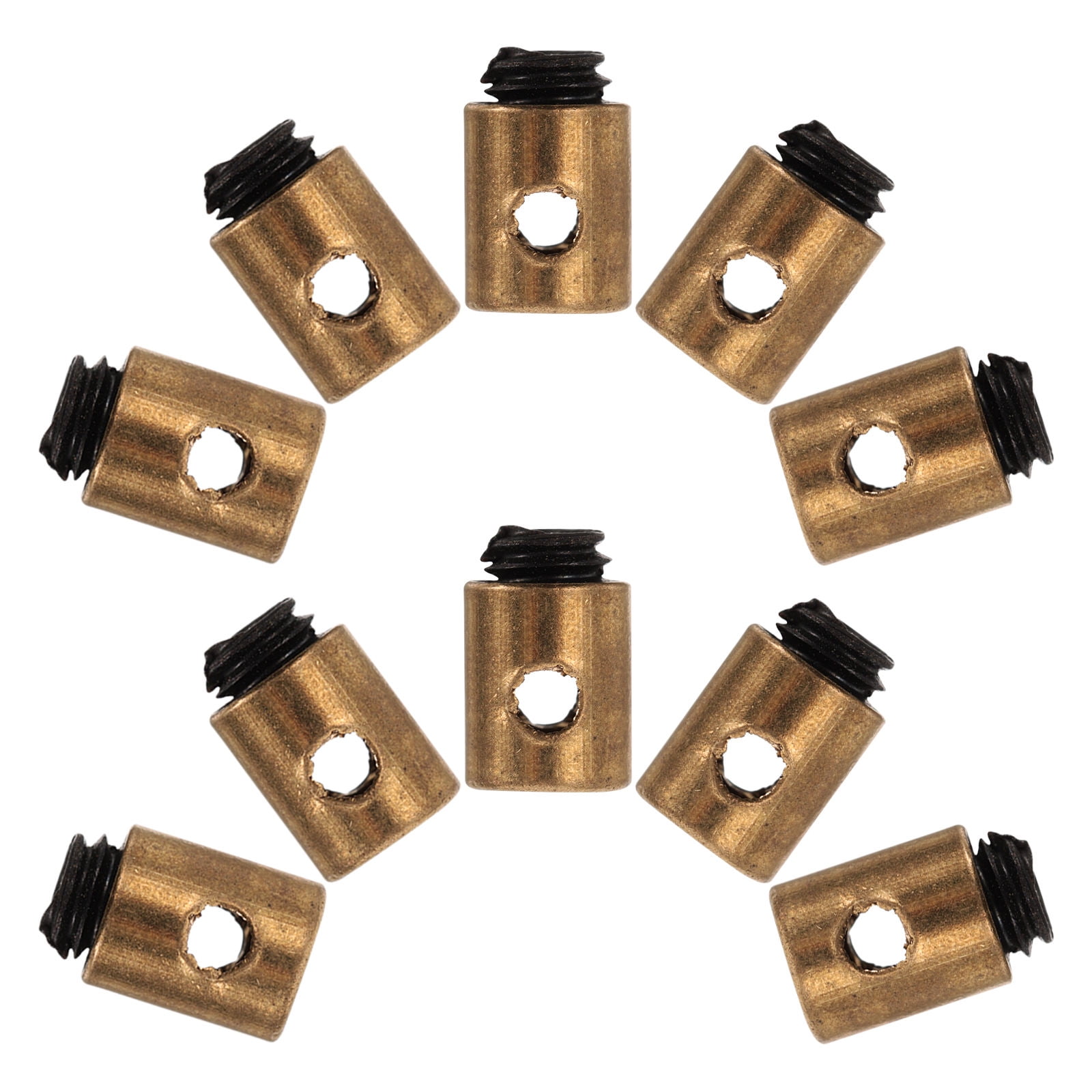 SWETRACE Cable Nipples Barrel Clamp for Throttle Control Throttle Cable Clamp Golden Metal 20pcs - Image 7