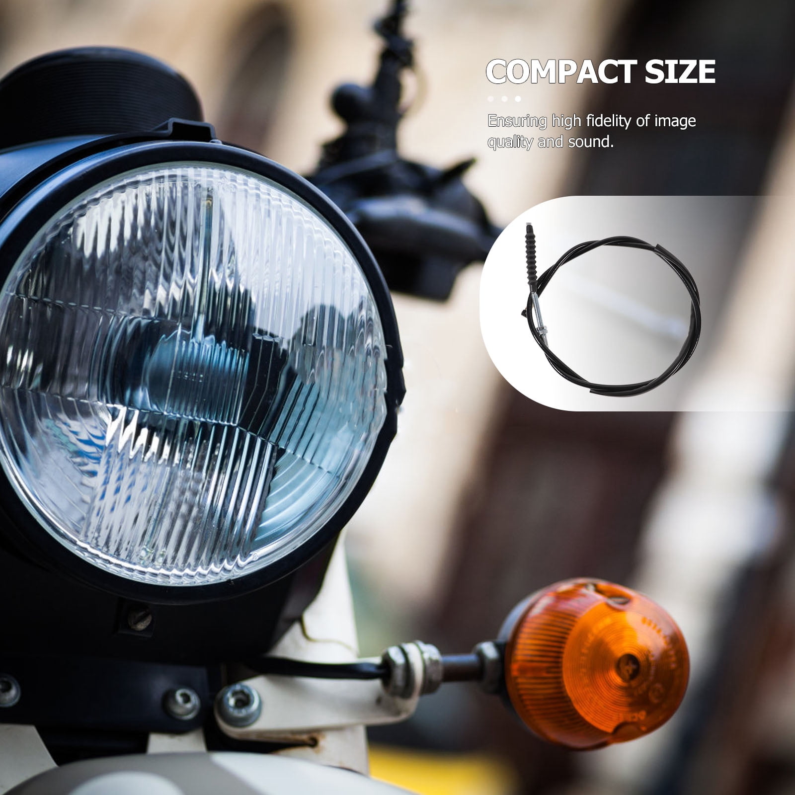 SWETRACE 1Pack Motorcycle Clutch Cable Extension Part Black PVC for ATV Scooter - Image 6