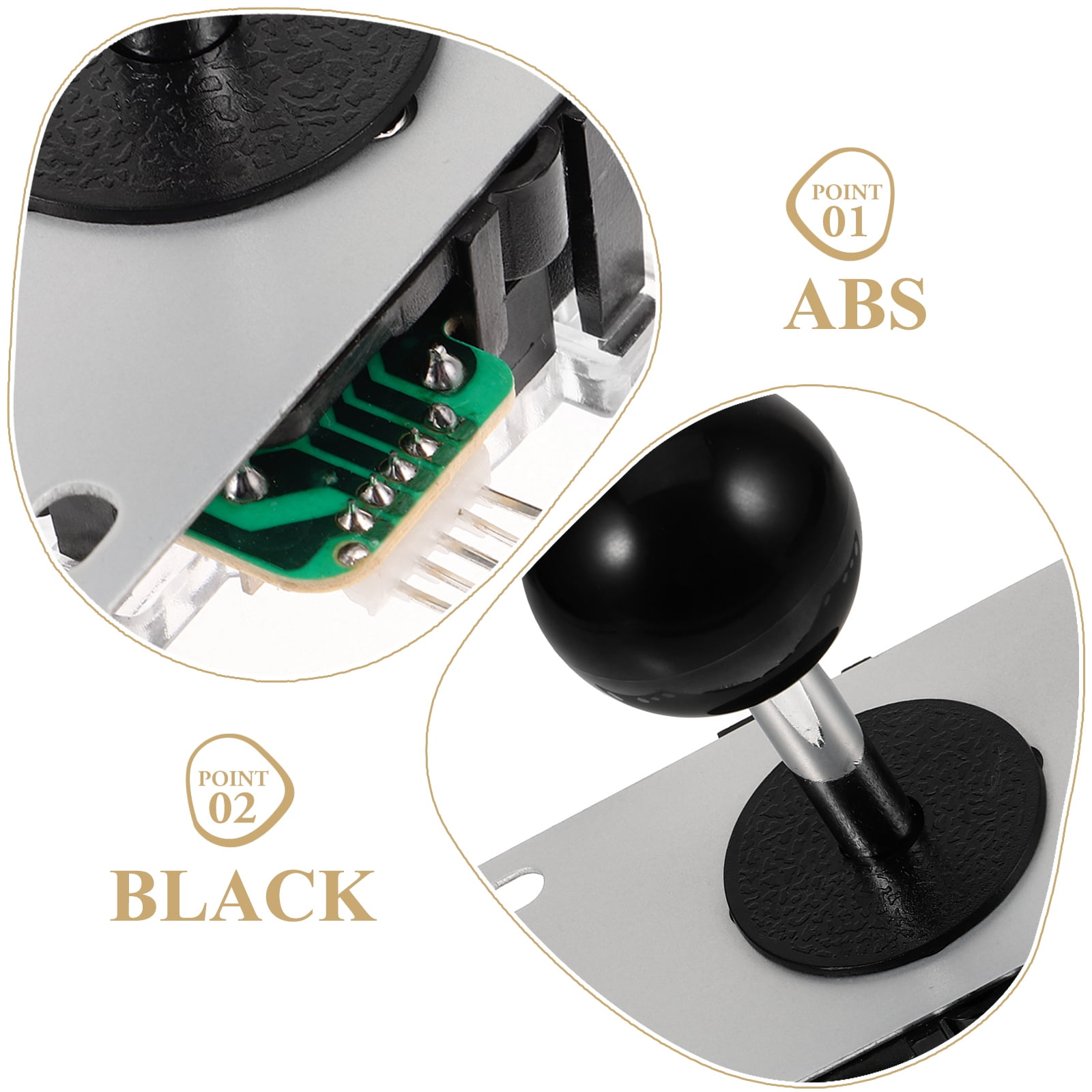 SWETRACE 1 Set Reusable Joystick Micro Switch Control for Gaming Arcade Use Black Color - Image 6