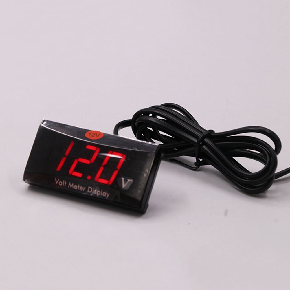 SWETRACE Red Led Voltmeter 12V 1Pack For Car And Motorcycle With Low Power Consumption And Anti-Frost Features - Image 3