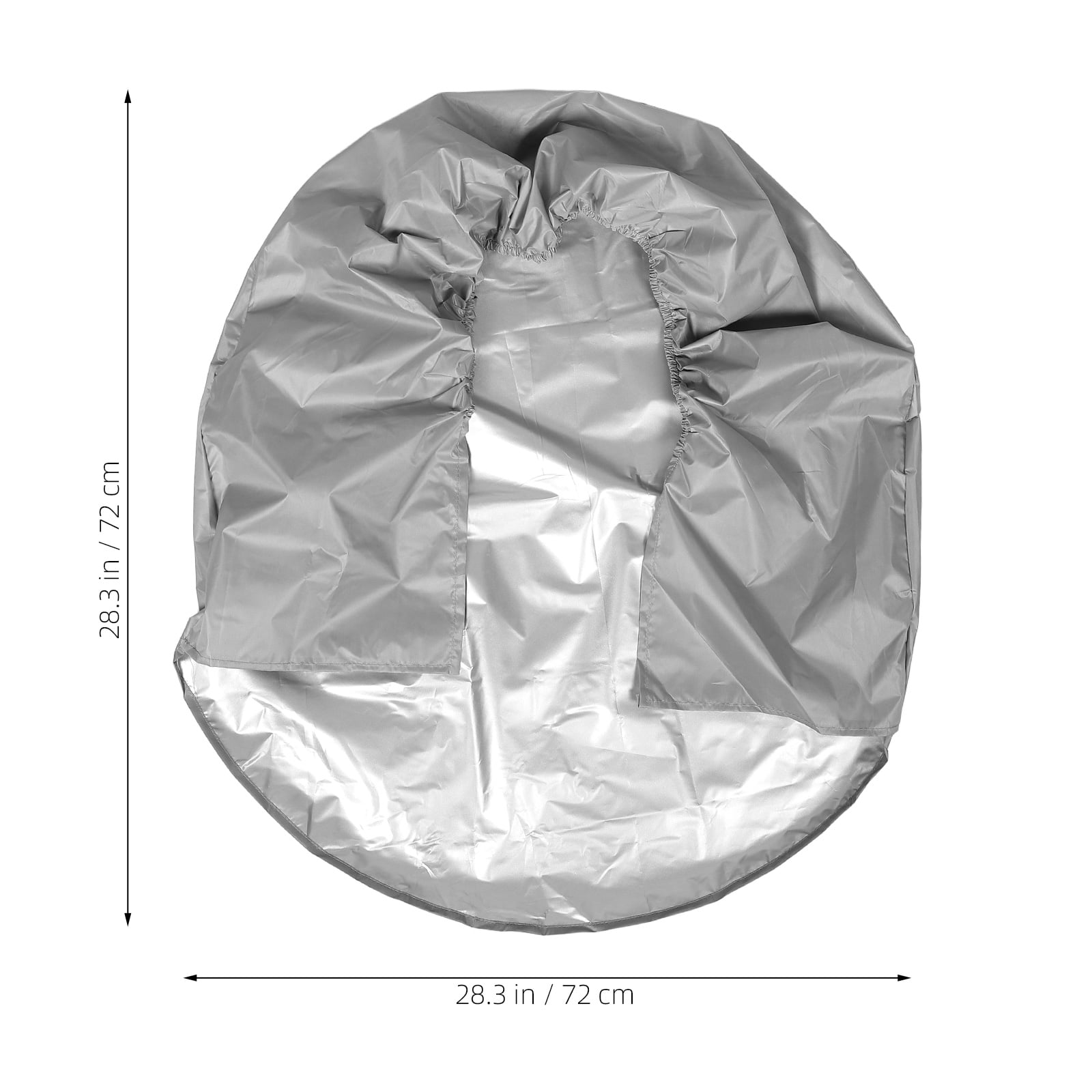 SWETRACE 1Pcs RV Spare Tire Cover in Grey Coated Polyester Prevents Cracking and Extends Lifespan - Image 2