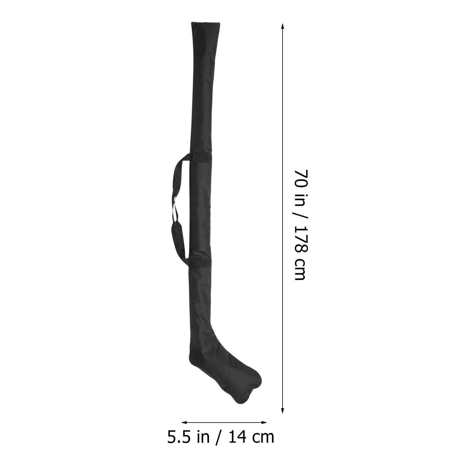 SWETRACE 1Set Black Oxford Cloth Hockey Stick Bag for Ice Hockey Equipment Storage 69.95x5.50x0.39in - Image 5