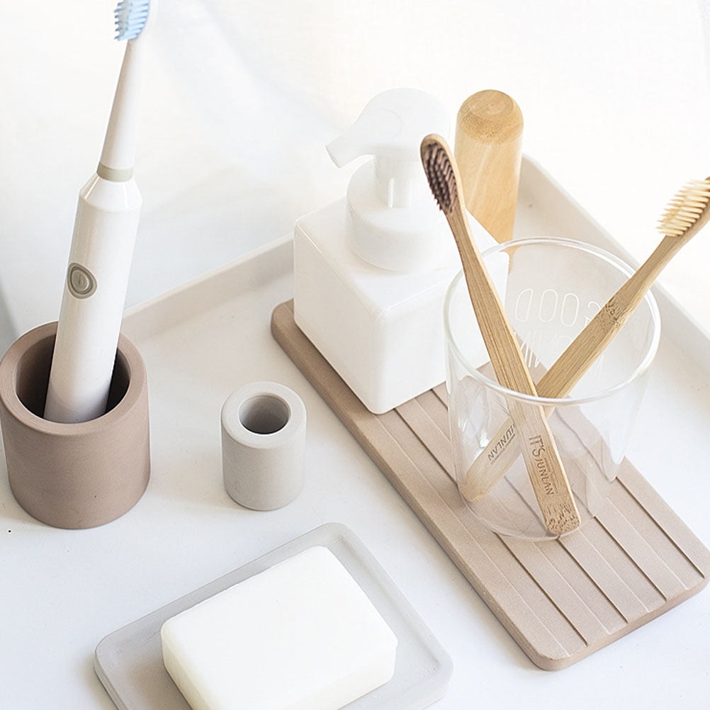 SWETRACE 1Pcs Absorbent Diatomite Tray For Bathroom Storage In A Simple Design - Image 8