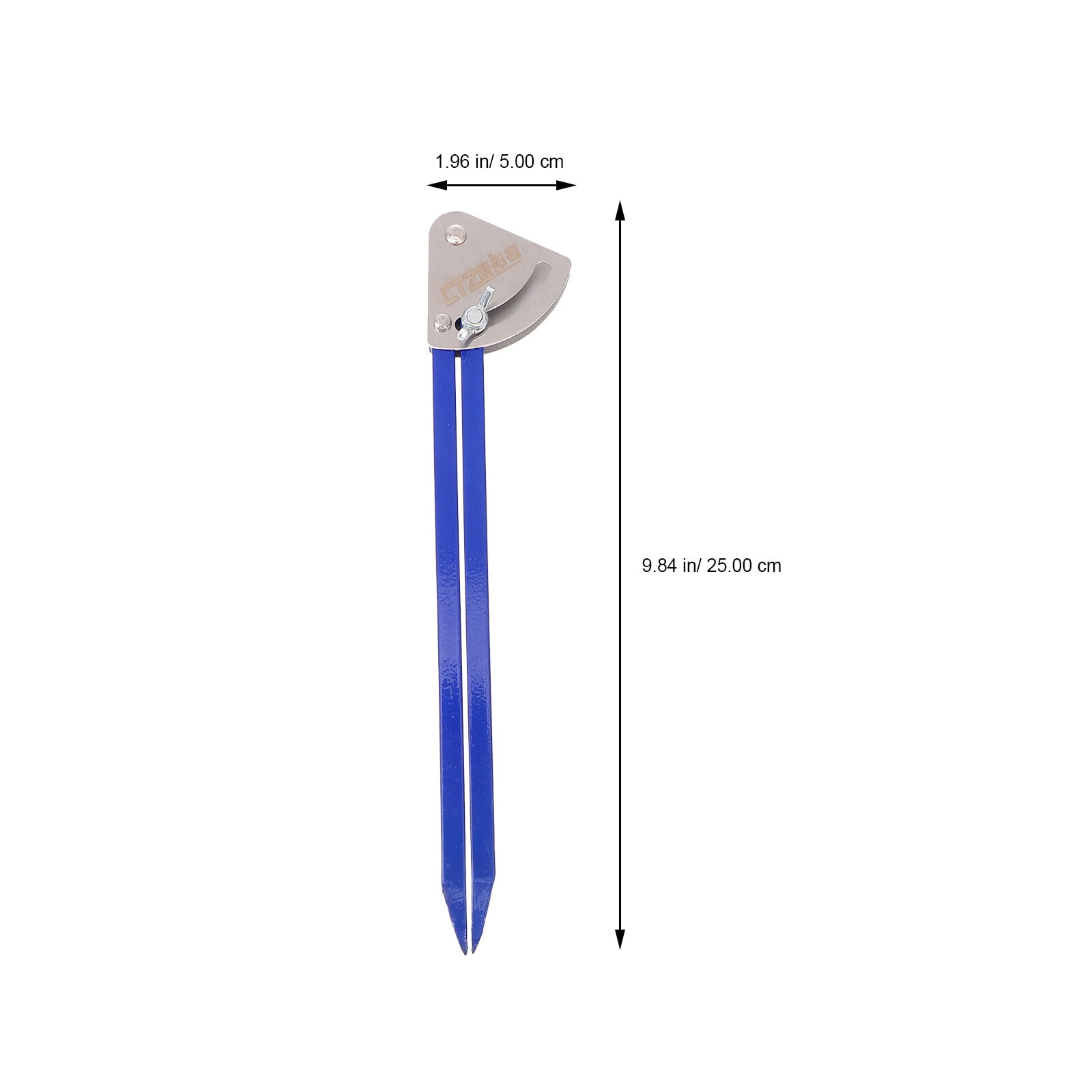 SWETRACE 1Pcs Blue Parallel Marking Gauge Tool Steel for Woodworking 9.8x2in - Image 2