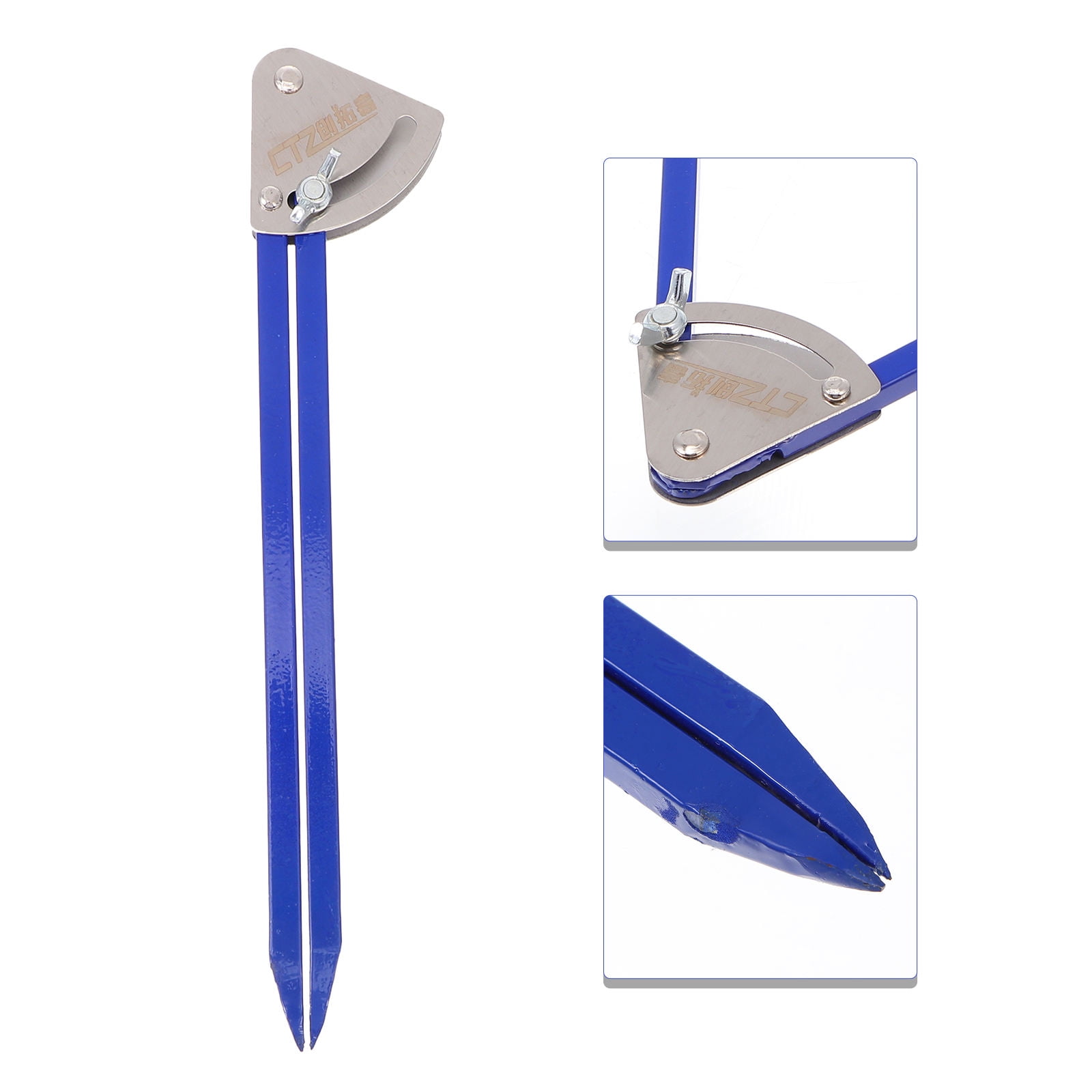 SWETRACE 1Pcs Blue Parallel Marking Gauge Tool Steel for Woodworking 9.8x2in - Image 3