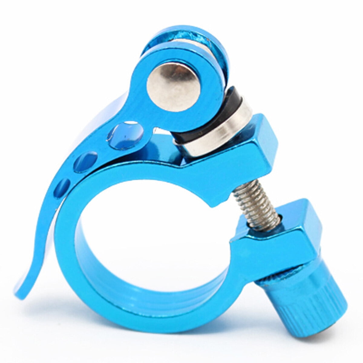 SWETRACE Durable Blue Bike Seatpost Clamp 1Pack for Cycling Quick Release - Image 2