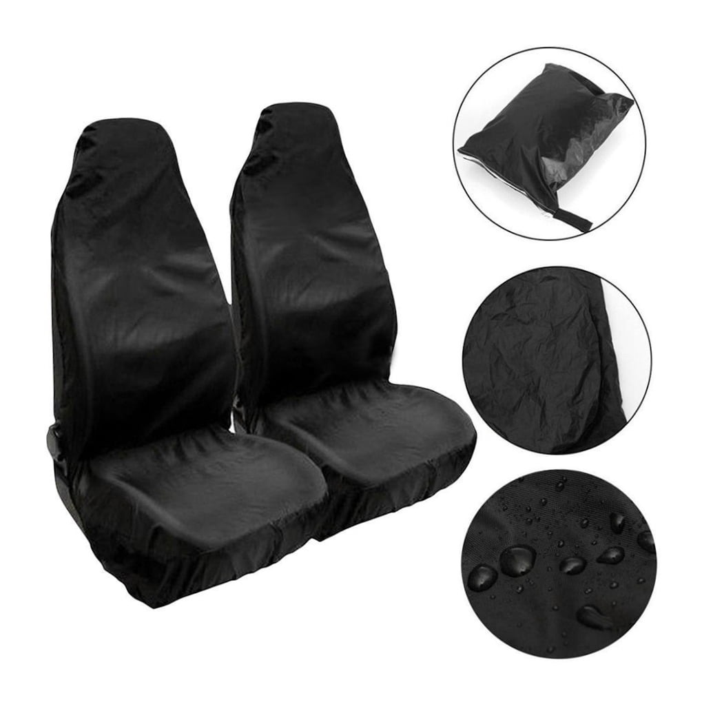 SWETRACE 2Pcs Breathable Car Seat Cover in Black for SUV Seat Covers and Truck Seat Protector - Image 4