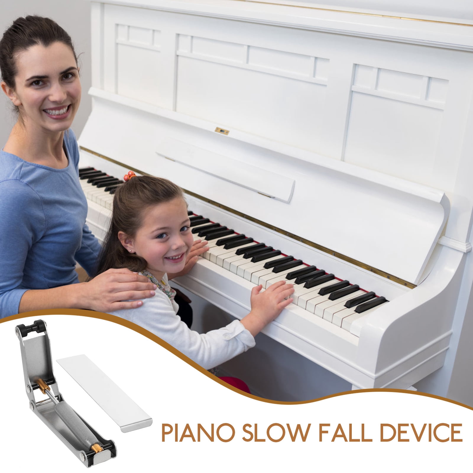 SWETRACE Pianists Must Have 1Pack Piano Tool Slow Fall Device Metal Buffer for Protecting Piano Structure During Use - Image 8