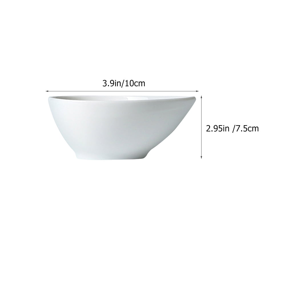 SWETRACE 5Pcs Soy Sauce Bowl Compact Size White for Dining Table Decoration - Image 2