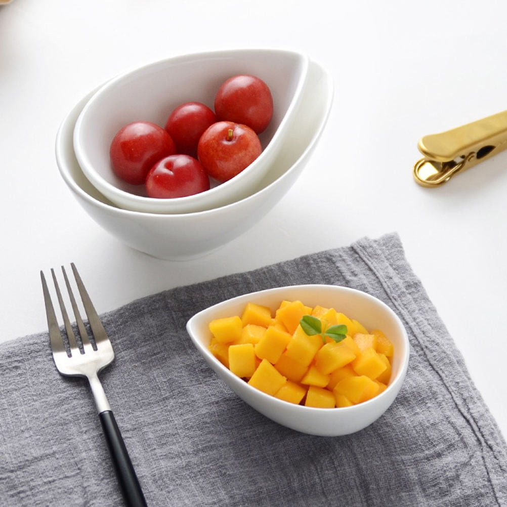 SWETRACE 5Pcs Soy Sauce Bowl Compact Size White for Dining Table Decoration - Image 4