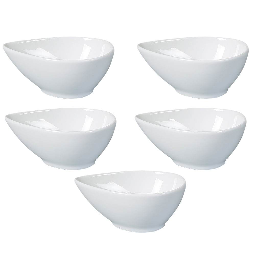 SWETRACE 5Pcs Soy Sauce Bowl Compact Size White for Dining Table Decoration - Image 5