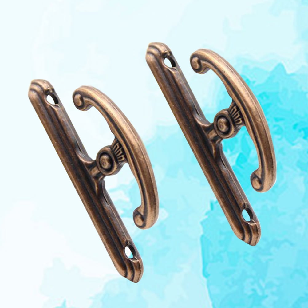 SWETRACE 1 Pair Antique Wall Hooks Alloy Hanging Handbags for Interior Design - Image 1