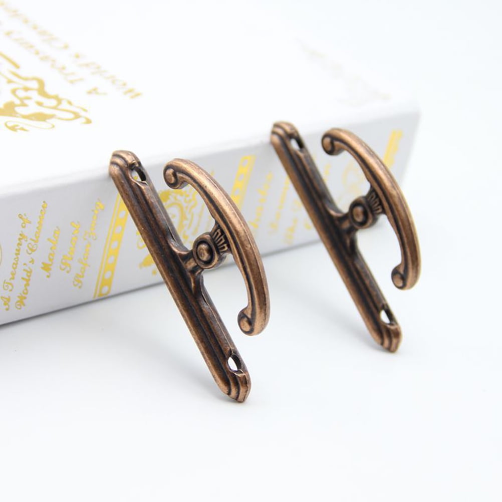 SWETRACE 1 Pair Antique Wall Hooks Alloy Hanging Handbags for Interior Design - Image 3