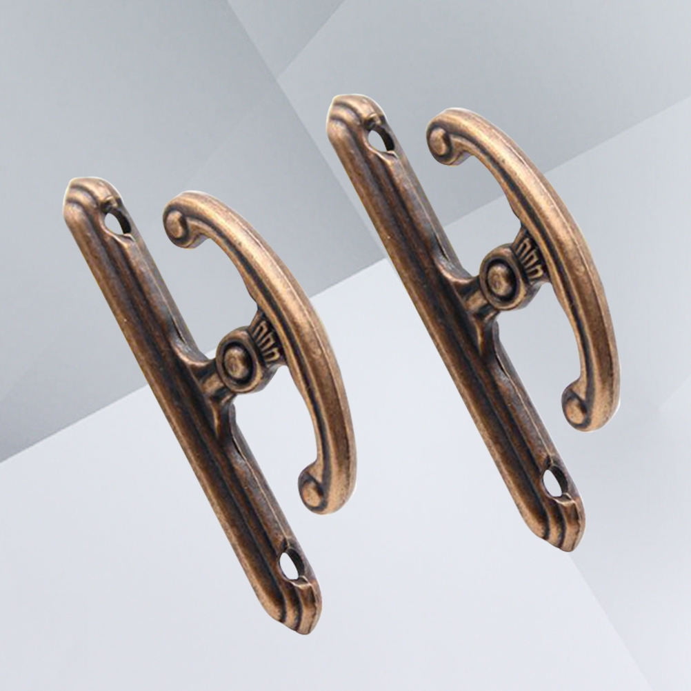 SWETRACE 1 Pair Antique Wall Hooks Alloy Hanging Handbags for Interior Design - Image 7