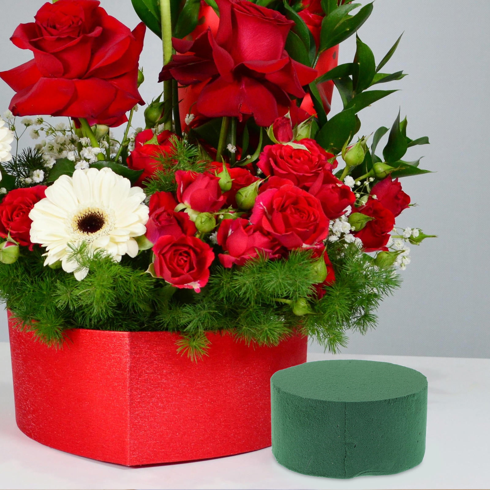 SWETRACE 10Pcs Green Foam For Flower Arrangements Absorbent Blocks For Professional Florists - Image 4