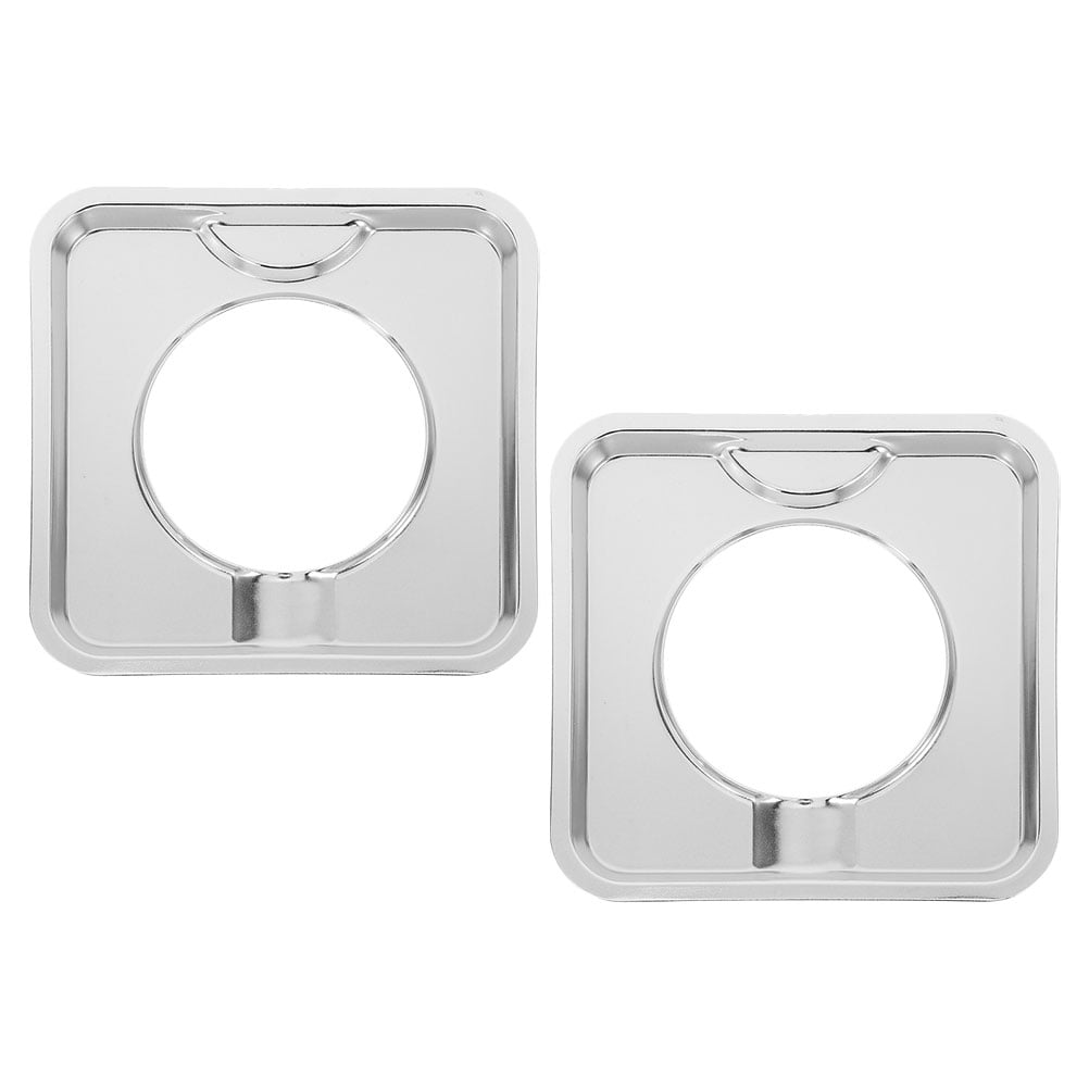 SWETRACE Heavy Duty Square Gas Range Pans 2Pcs Stainless Steel Drip Catching for Cookers - Image 5