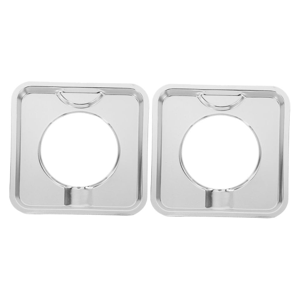 SWETRACE Heavy Duty Square Gas Range Pans 2Pcs Stainless Steel Drip Catching for Cookers - Image 6
