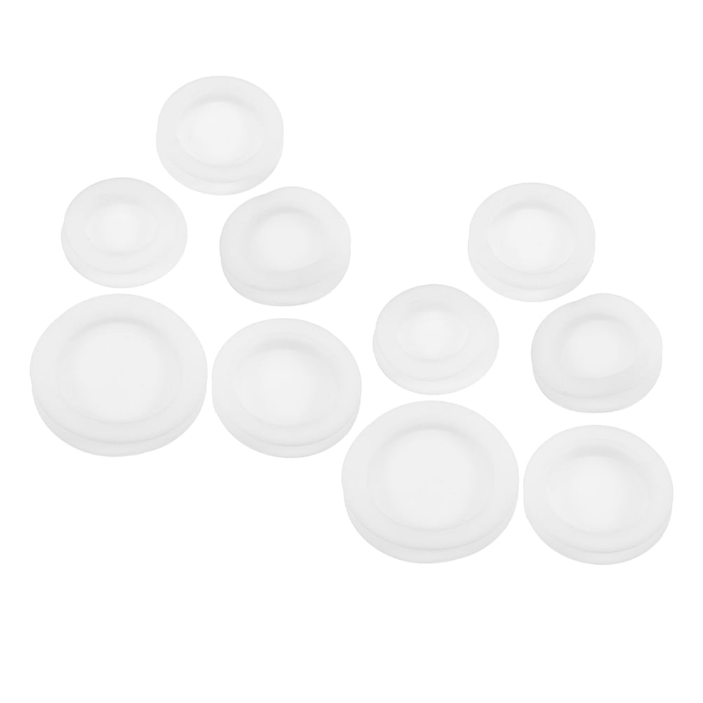 SWETRACE 10pcs White Piggy Bank Stopper Rubber Money Box Plug Saving Box Cover Replacement For Piggy Bank - Image 1