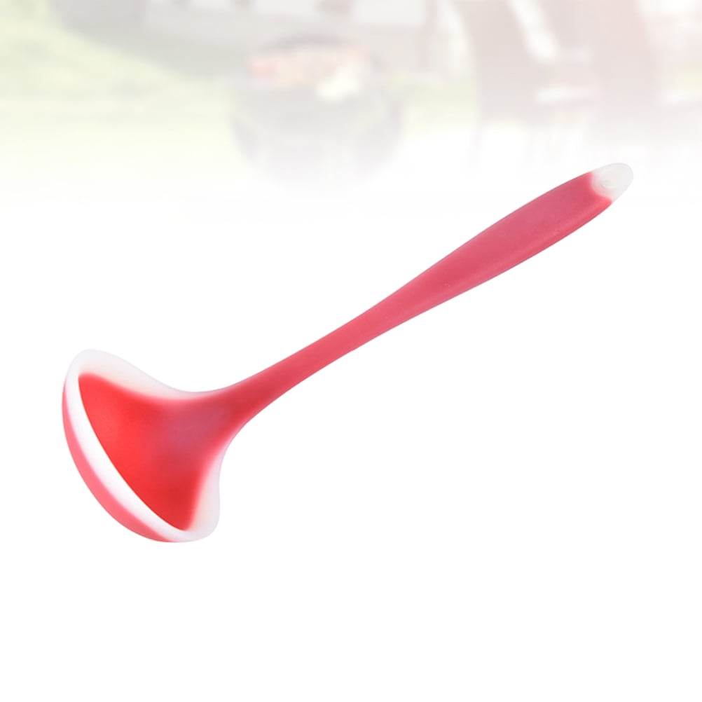 SWETRACE Silicone Soup Ladle Non Stick Kitchen Spoon For And Serving Red - Image 8
