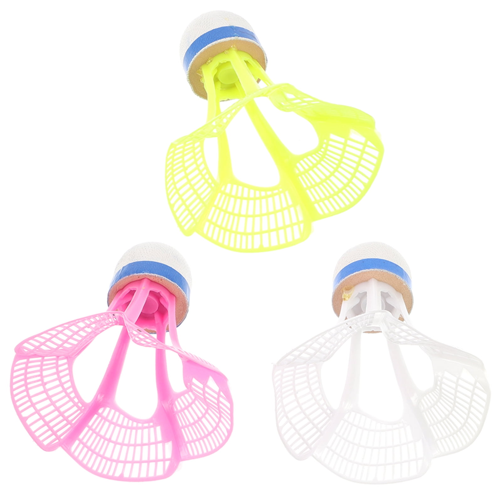 SWETRACE 3pcs Windproof Nylon Badminton Shuttlecocks For Indoor And Outdoor Training, Durable And Precise Control - Image 1