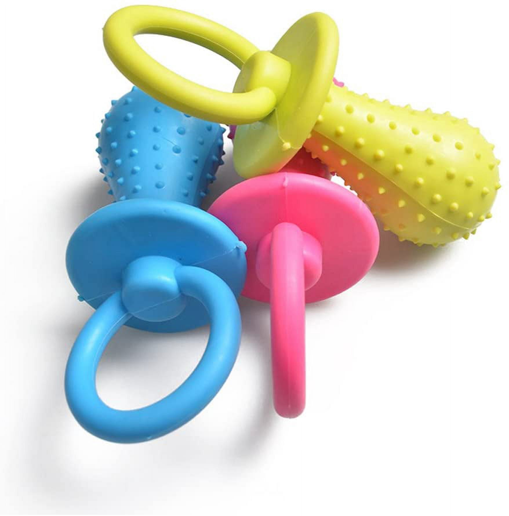 Walbest Molar Clean Teeth Rubber Toy, Clean Teeth Rubber Pacifier Chew Toy, Bell Chewing Playing Training Toys, for Pet Puppy Dog Cat (Color Random) - Image 3