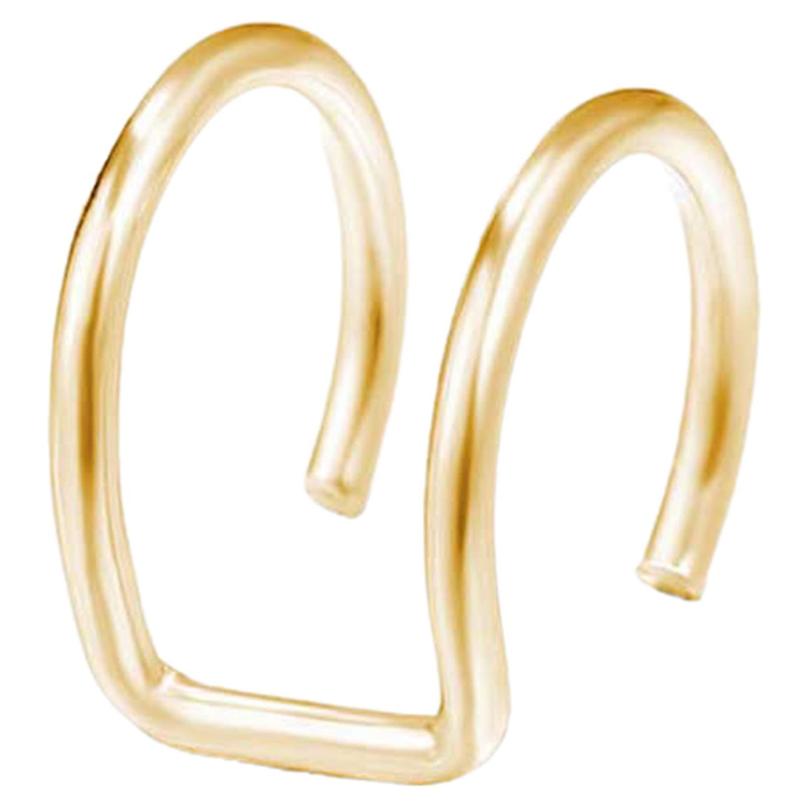 SPRING PARK Men Women Ear Cuff Wrap Earrings, 12 Pieces Gold - Image 3