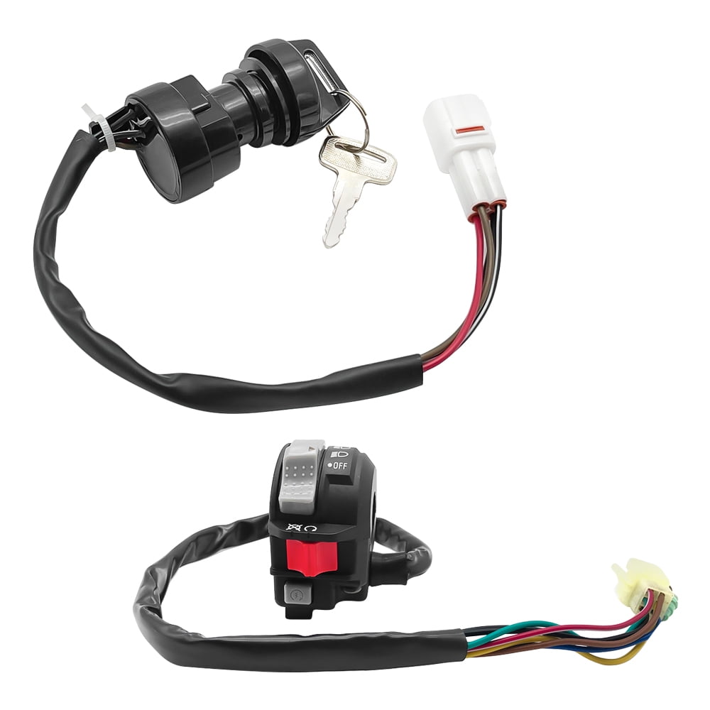 M MATI Start Stop Headlight Switch & Ignition Key Switch for Yamaha Warrior Grizzly Big Bear Wolverine Kodiak MOTO-4 - Image 7