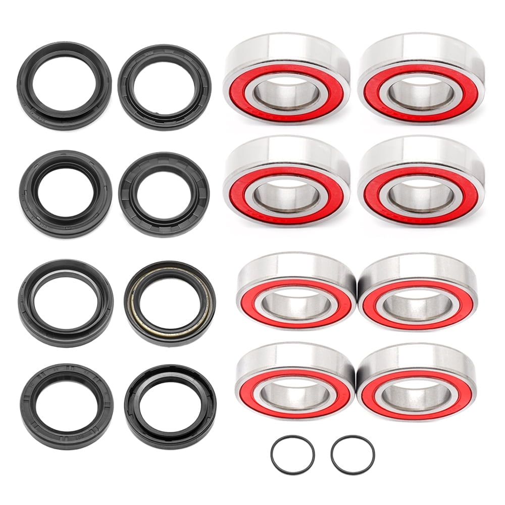 M MATI Front Rear Wheel Bearings Seals for Yamaha Rhino 450 Rhino 660 Rhino 700 2005-2013 - Image 1