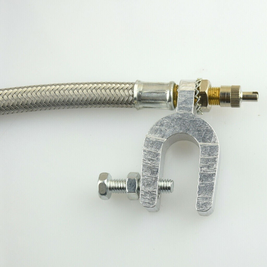 2 Pieces Dual Wheel Valve Stem Extender Extention 9.8' Stainless Steel Flexible - Image 4