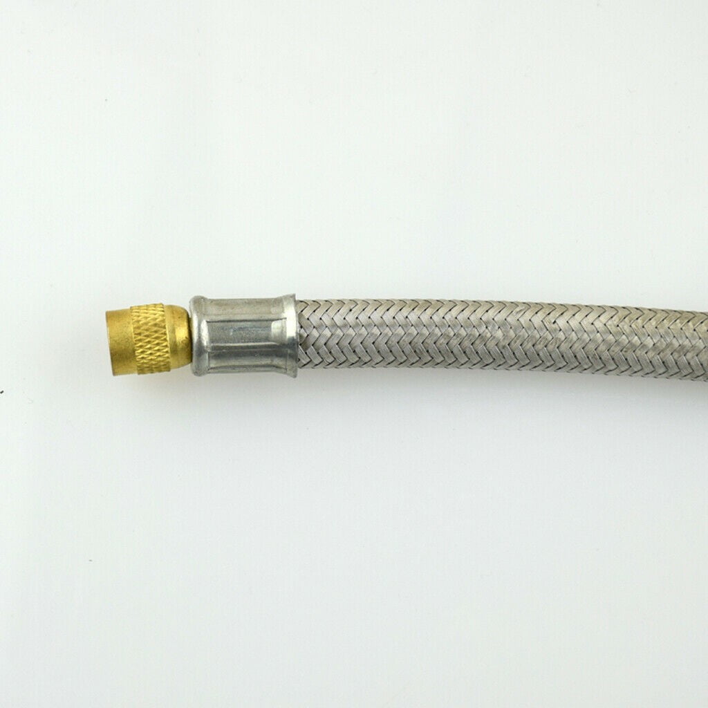 2 Pieces Dual Wheel Valve Stem Extender Extention 9.8' Stainless Steel Flexible - Image 5