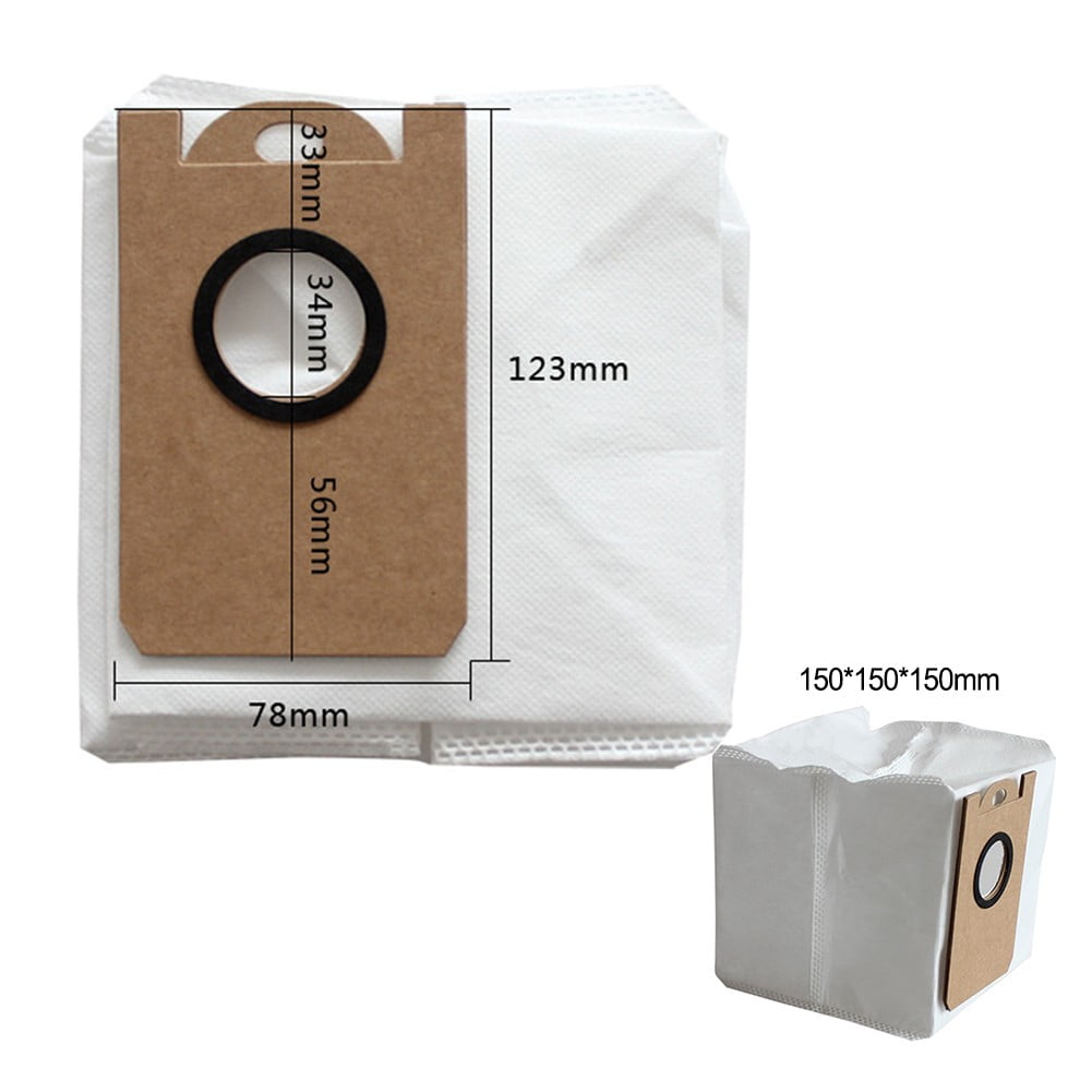 Vacuum Bags for Ihome for Autovac Nova S1 Pro Robot Vacuum Ihrvs1Pro-3Blk 6 Pack - Image 2