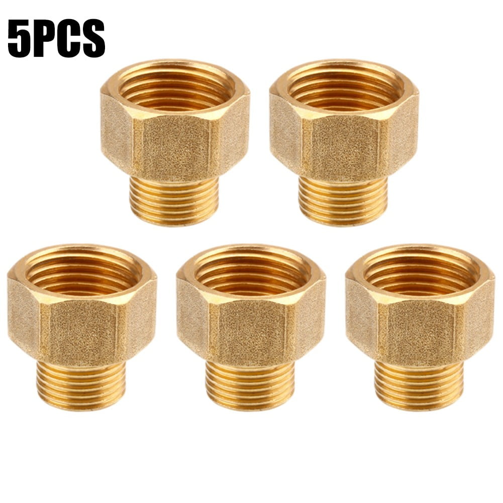Brass Pipe Fittings Water Hose Adapter G 1/2 Female To G 3/8 Male Reducer - Image 2
