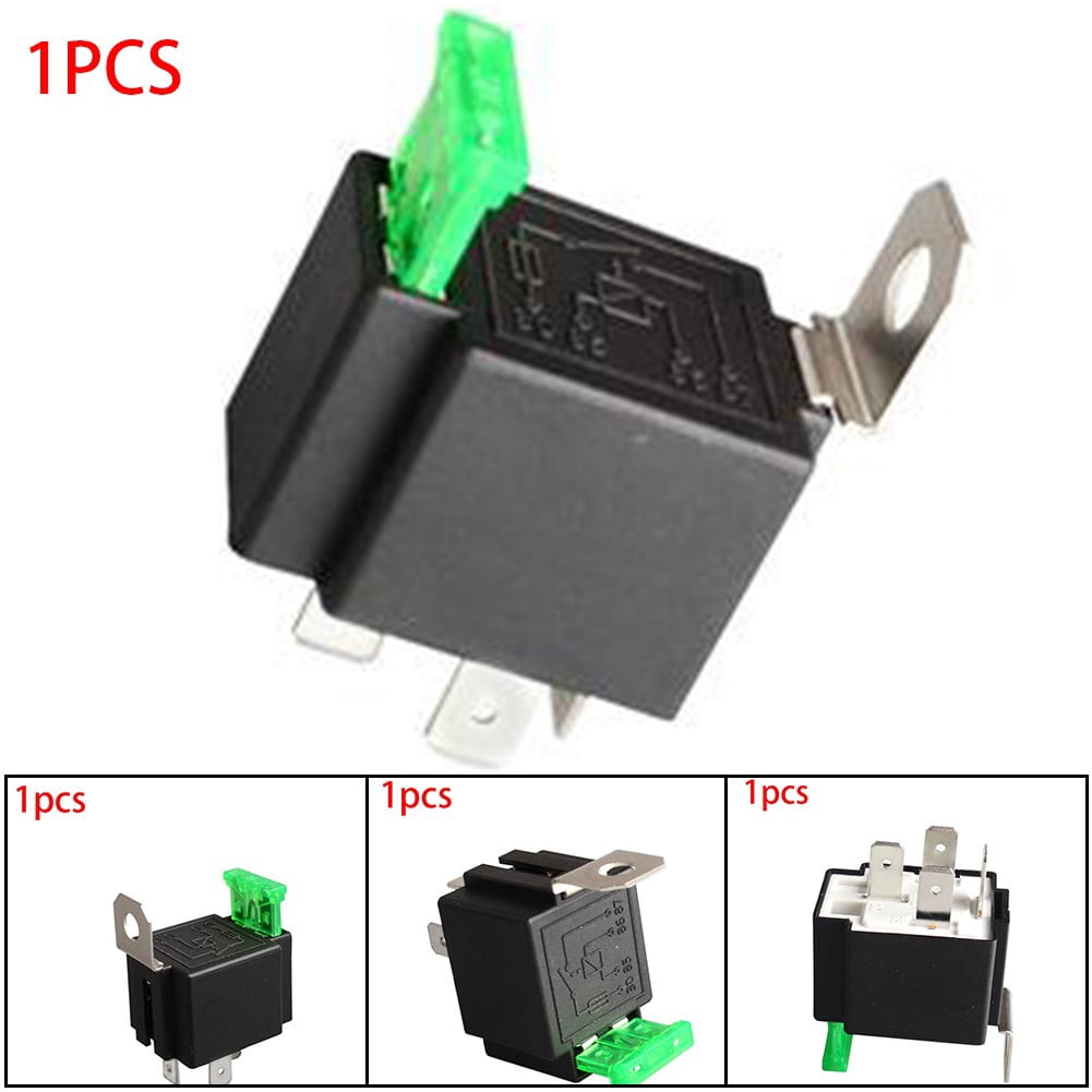 12V Relay 4Pin Automotive 30Amp 30A Normally Open Contact Fused + 30A Fuse - Image 3