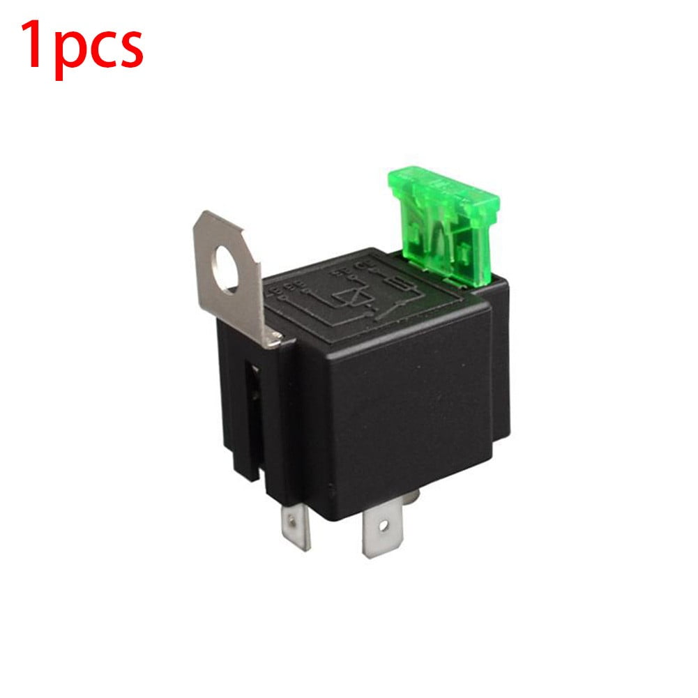 12V Relay 4Pin Automotive 30Amp 30A Normally Open Contact Fused + 30A Fuse - Image 7