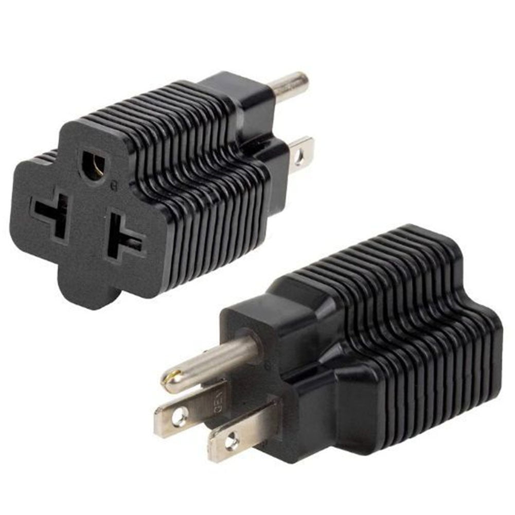Household Electrical Adapter Nema 5-20R To Nema 5-15P Conversion Plug 2Pcs - Image 4