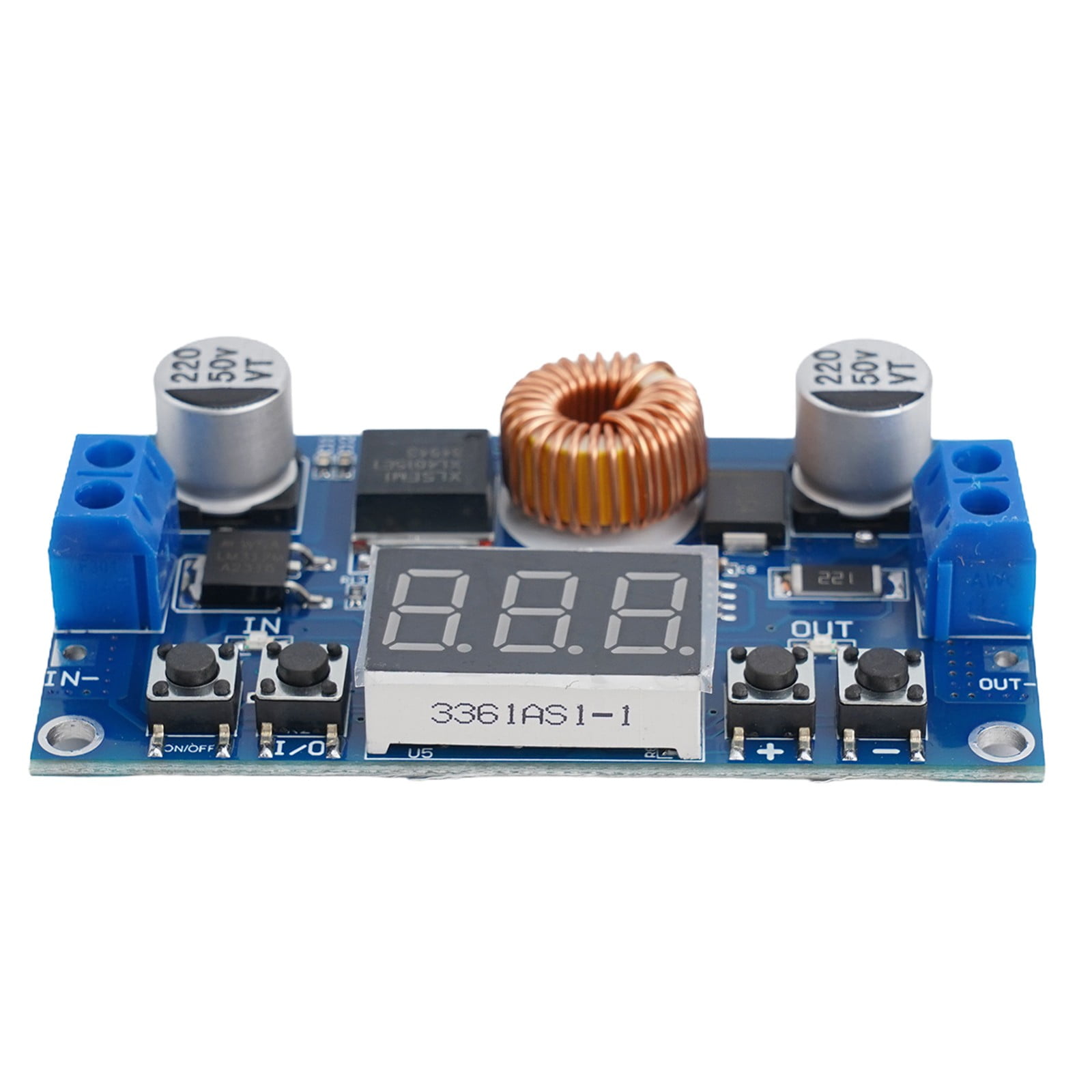 5A 75W Cnc Dc-Dc Adjustable Step-Down Module Cnc Power Supply with Voltmeter - Image 5