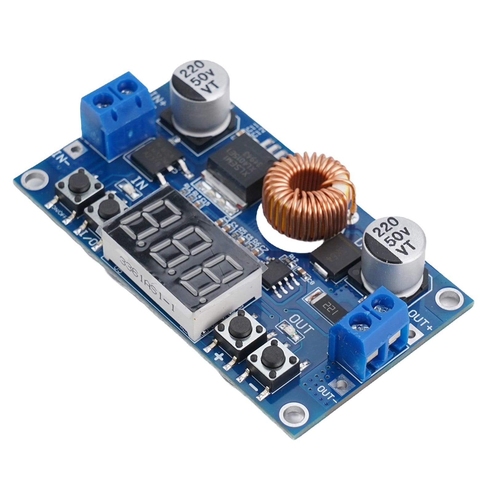 5A 75W Cnc Dc-Dc Adjustable Step-Down Module Cnc Power Supply with Voltmeter - Image 7