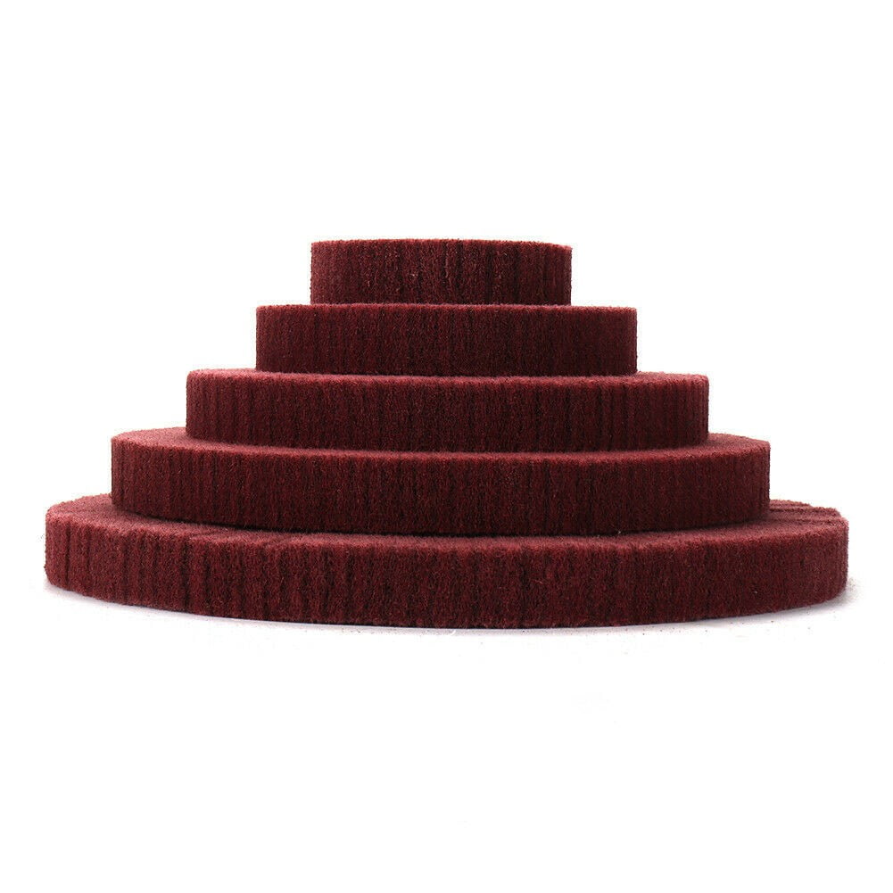4”~12“ Nylon Fiber Flap Polishing Wheel Disc Non-Woven Abrasive Buffing 320-Grit 125Mm Smile Home 125Mm - Image 6