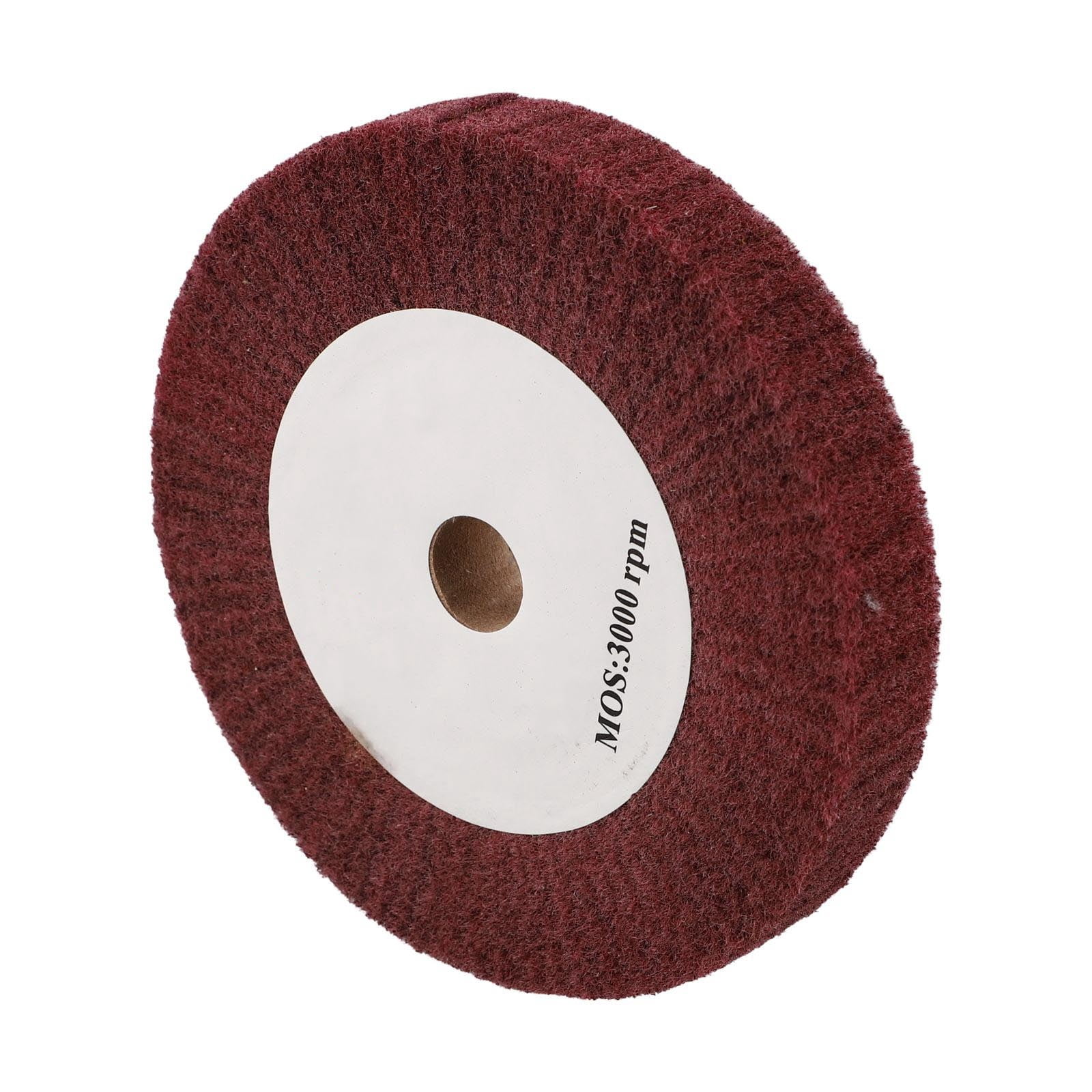 4”~12“ Nylon Fiber Flap Polishing Wheel Disc Non-Woven Abrasive Buffing 320-Grit 125Mm Smile Home 150Mm - Image 1